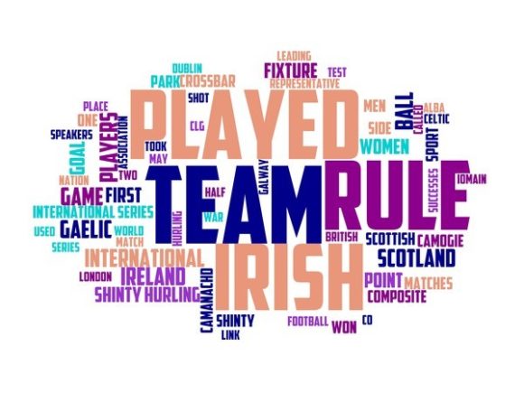 Composite Rules Shinty Hurling Typograph: A Unique Blend of Tradition and Modern Design