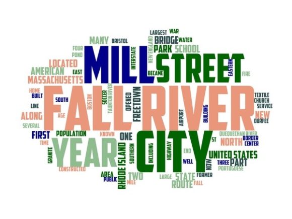Discover the Beauty of Fall River Typography Sticker