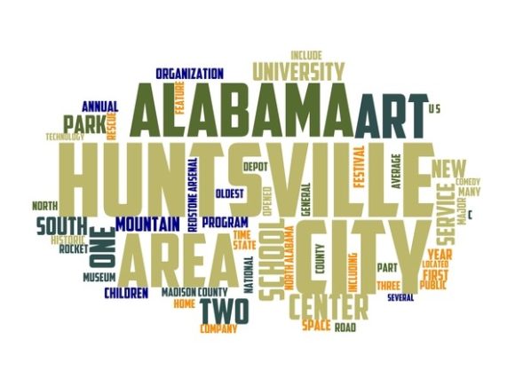 Discover the Beauty of Huntsville Typography Book Cover