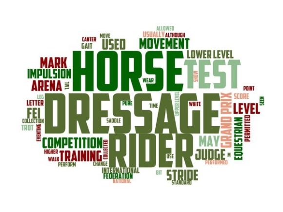 Dressage Typography Background: A Creative Resource for Design Enthusiasts