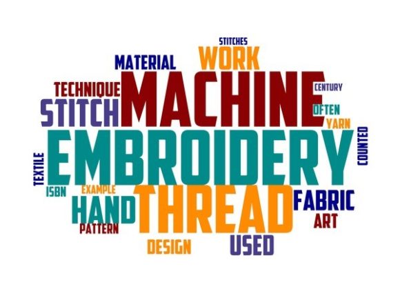 Embroidery Typography Print: A Versatile Design Element for Creative Projects