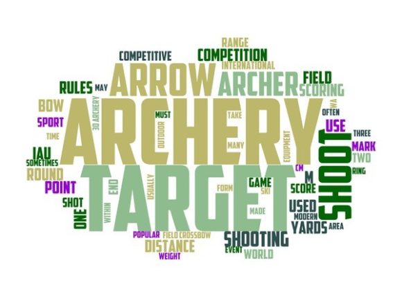 Flight Archery Typography Tie Dye