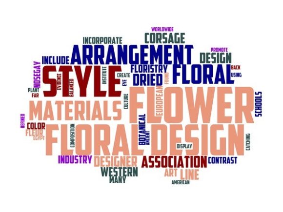 Flower Arranger Typography Book Cover