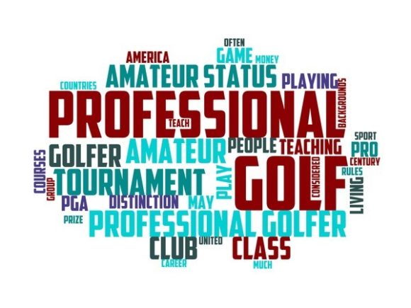 Golf Club Professional Typography Sublim
