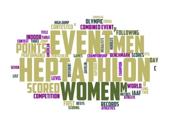 Heptathlon Typography Crafting